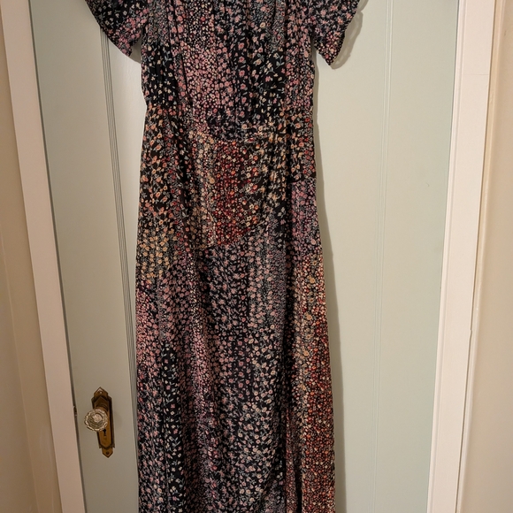 Lulu's Multicolor Off-Shoulder Maxi Dress - Picture 6 of 6